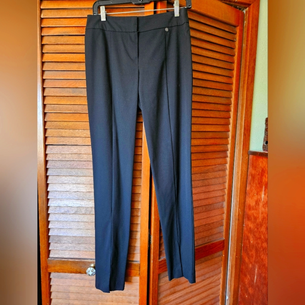 Trina Turk Navy Straight Leg Pants